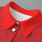 FFDarkCherry [Cropped Button-Up Jacket] | 245GSM Cotton