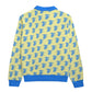 FFCremeBlue Heavyweight Zip-Up Polo  | 310GSM Cotton