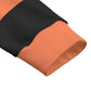 Orange & Black Striped Heavyweight Zip-Up Polo  | 310GSM Cotton