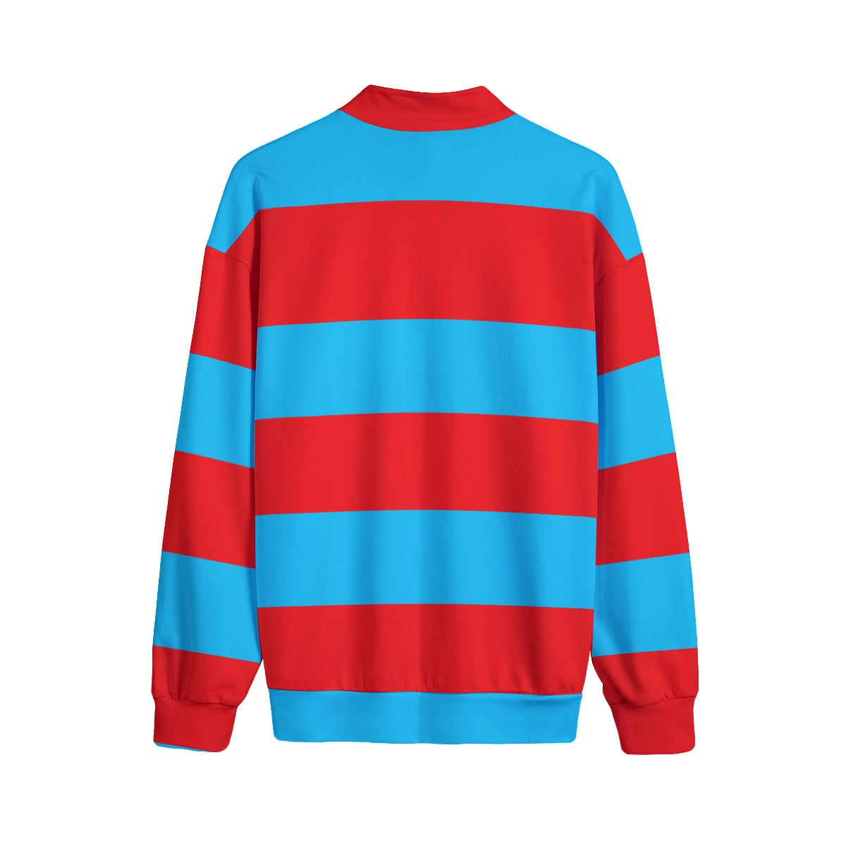 Red & Blue | Quarter Zip Sweater