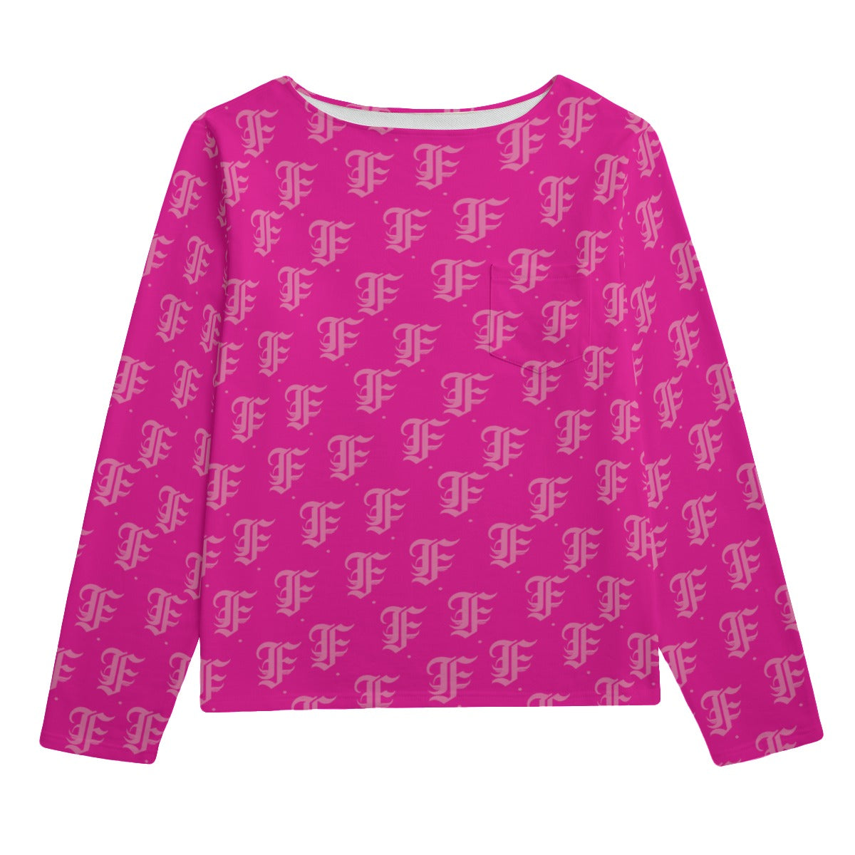FFHotPink Boat Neck Sweatshirt | 310GSM Cotton