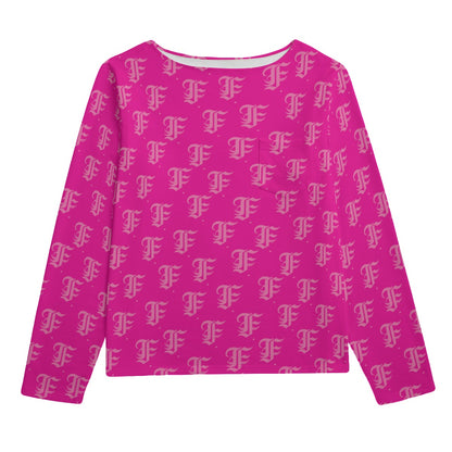 FFHotPink Boat Neck Sweatshirt | 310GSM Cotton