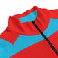Red&Blue Striped Zip-up | 310GSM Cotton