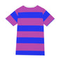 Purple & Blue Striped Tee | 190GSM Cotton