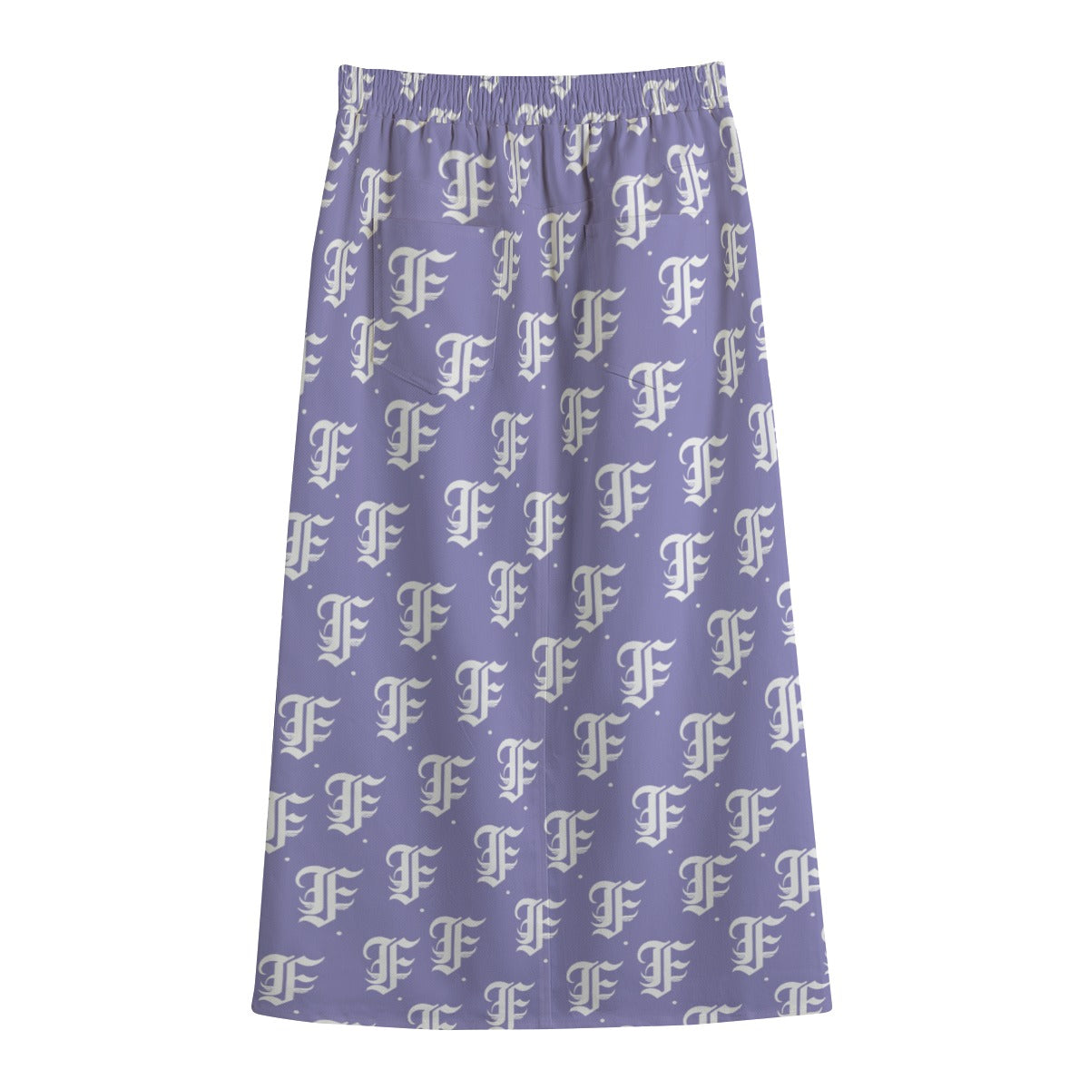 FFLavender Mid-slit Skirt | 245GSM Cotton