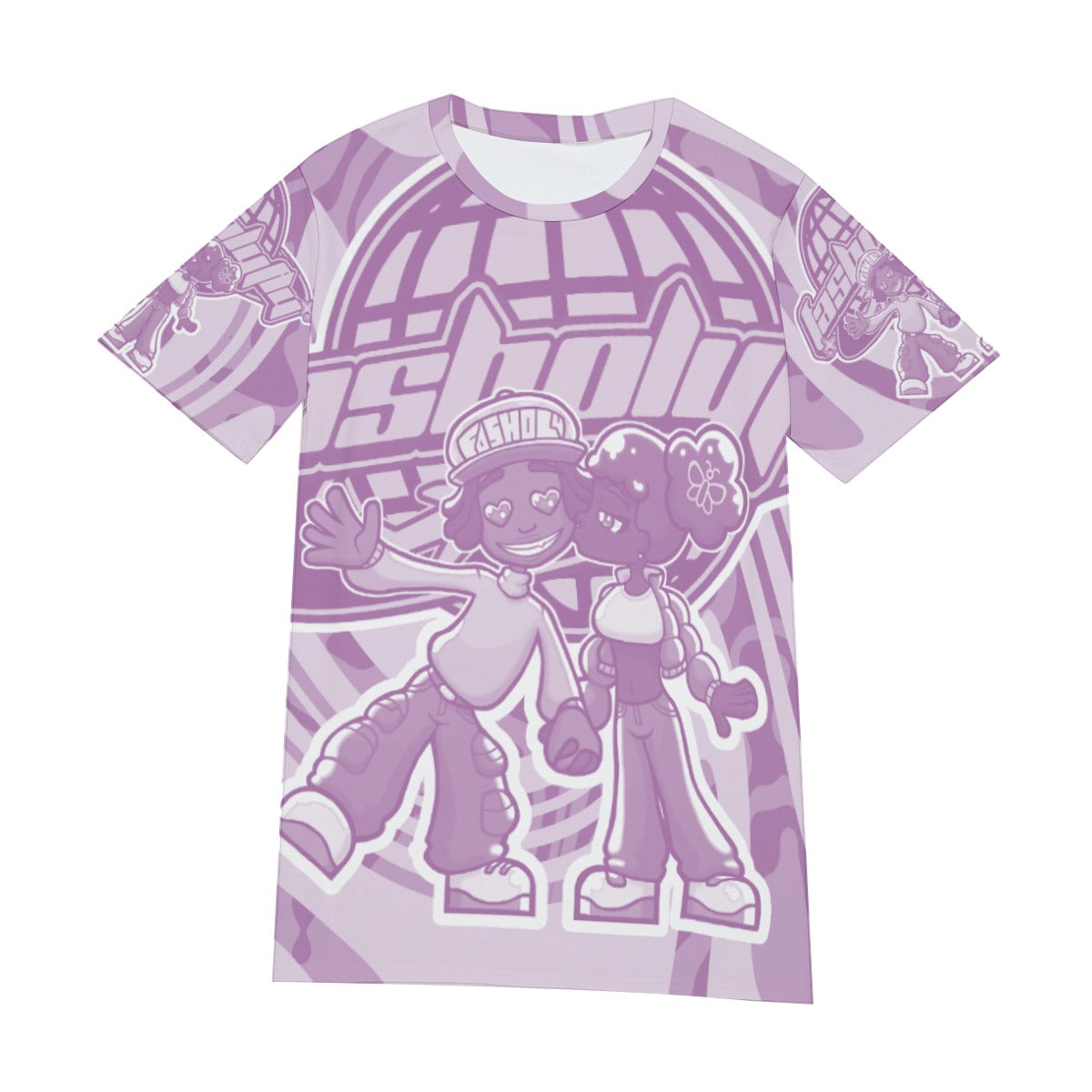 CyBeRLuV AOP TEE | 190GSM Cotton