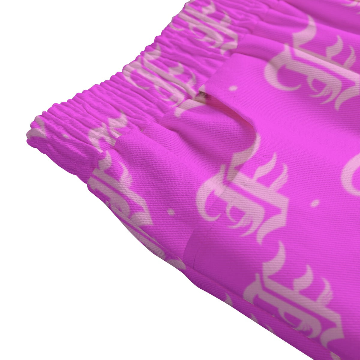 FFPink Mid-slit Skirt | 245GSM Cotton