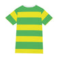 Green & Yellow Striped Tee | 190GSM Cotton