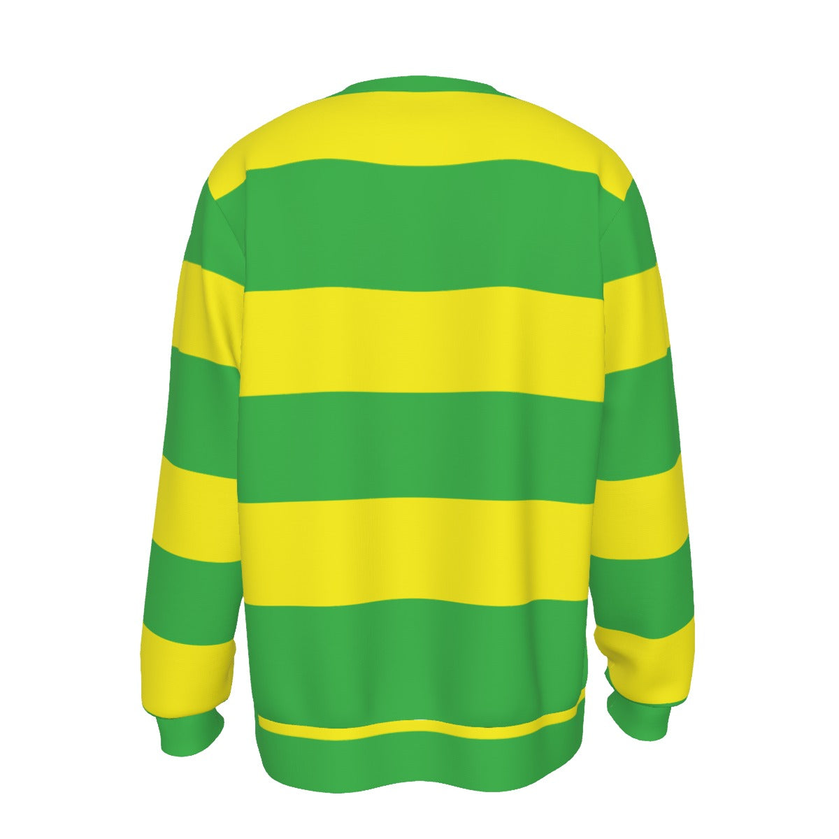 Green & Yellow Striped | Basic Sweater