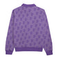 FFPurple Heavyweight Zip-Up Polo  | 310GSM Cotton