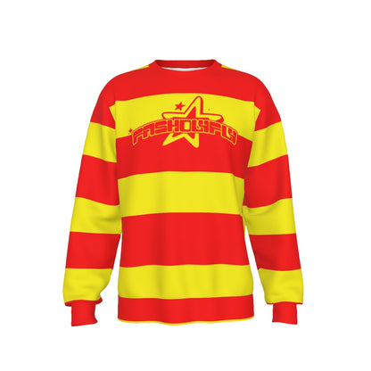 Red & Yellow Striped | Basic Sweater