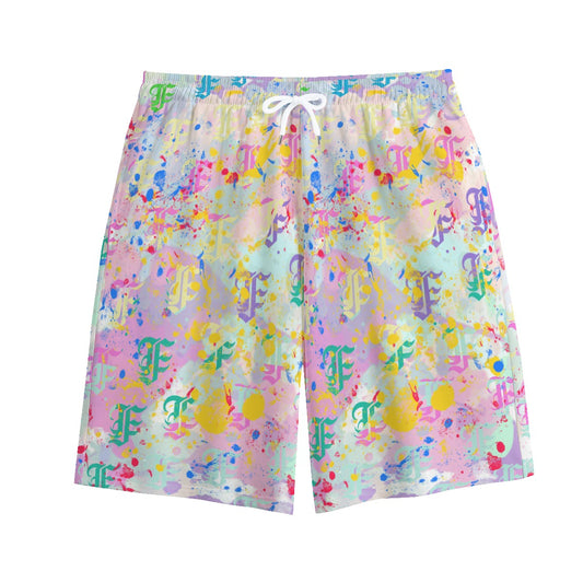 FFPastel Splatter Shorts | 310GSM Cotton