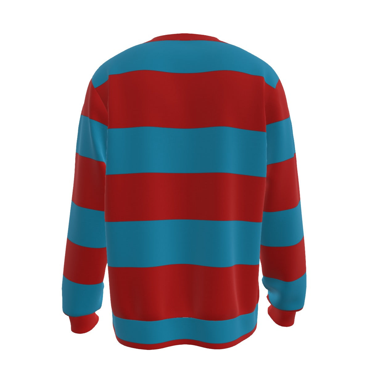 Red & Blue Striped | Basic Sweater