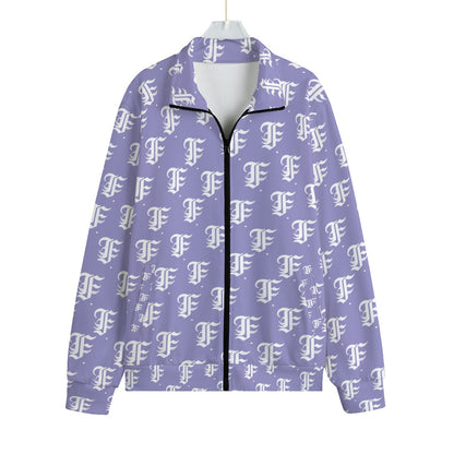 FFLavender | Knitted Fleece Zip-up
