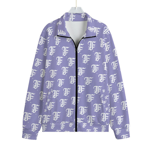 FFLavender | Knitted Fleece Zip-up