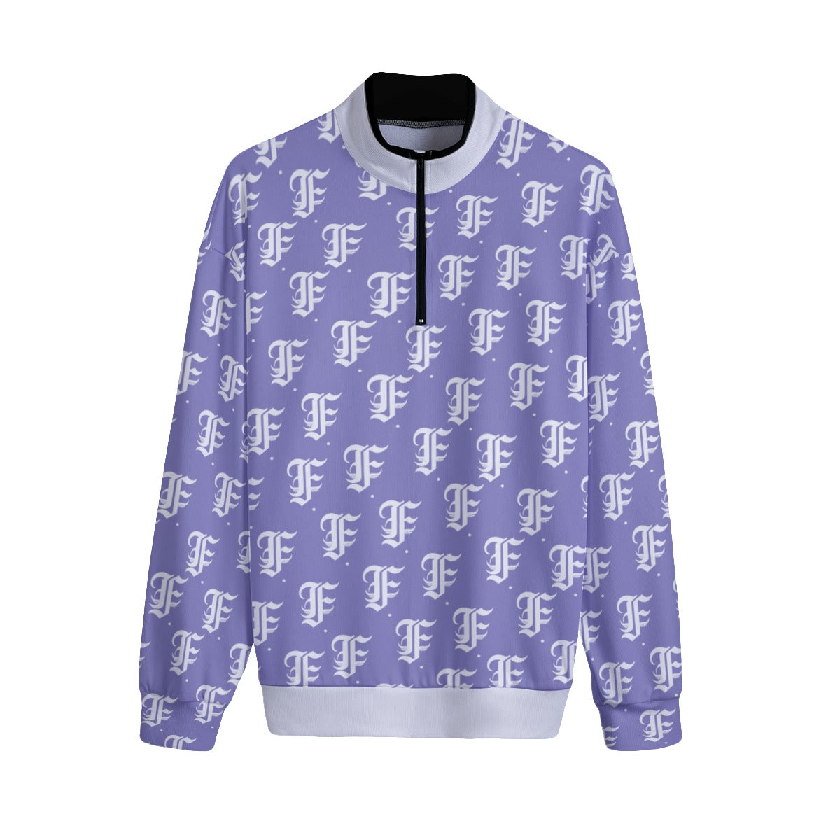 FFLavender | Quarter Zip Sweater