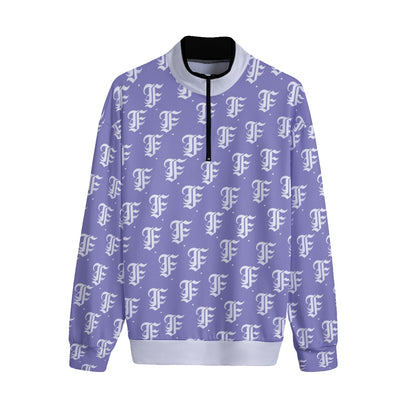 FFLavender | Quarter Zip Sweater