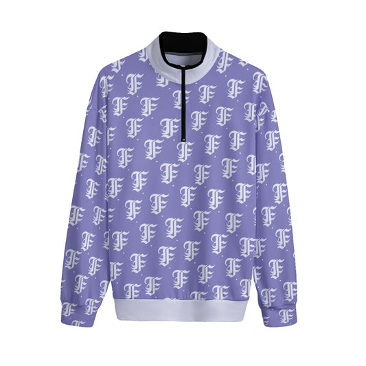 FFLavender | Quarter Zip Sweater