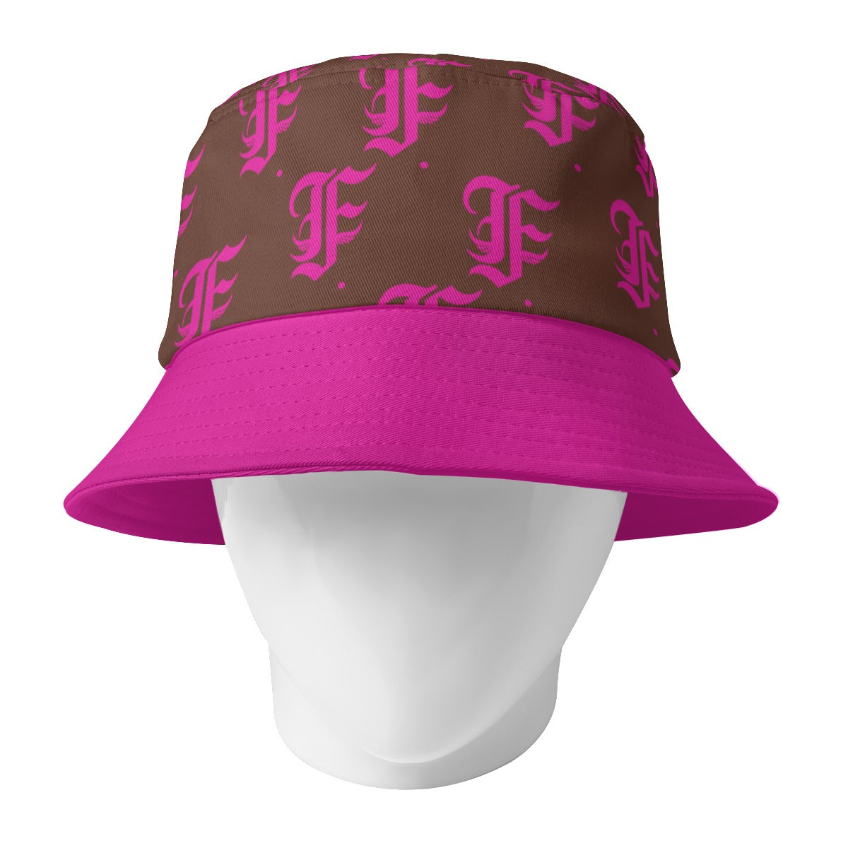 FFPink&Brown | Bucket Hat