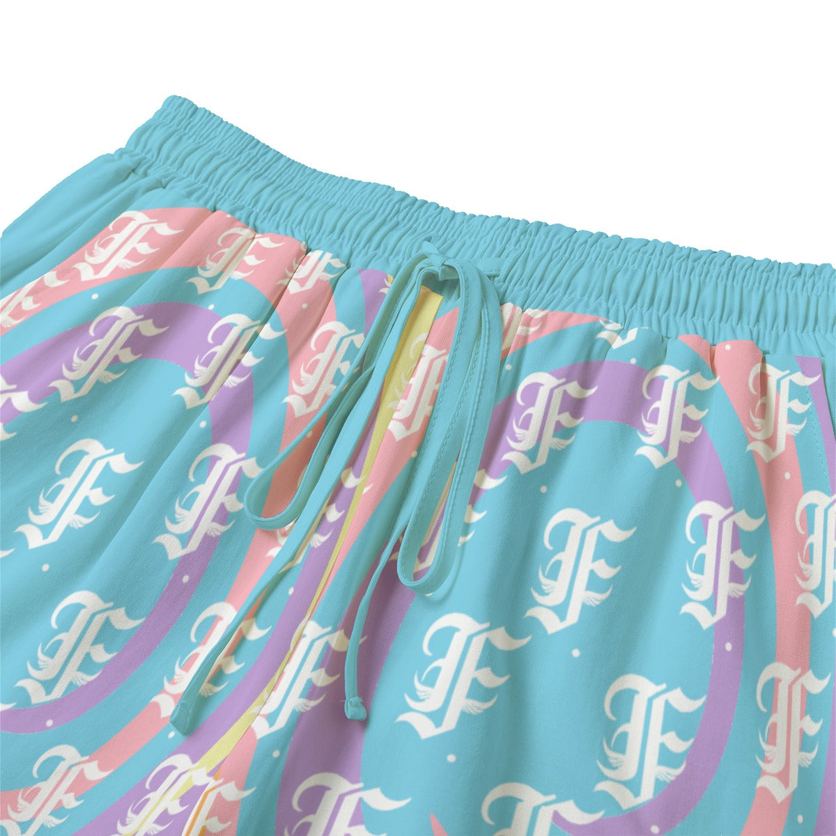 FFPastelSwirl | Shorts With Drawstring  (Rayon)