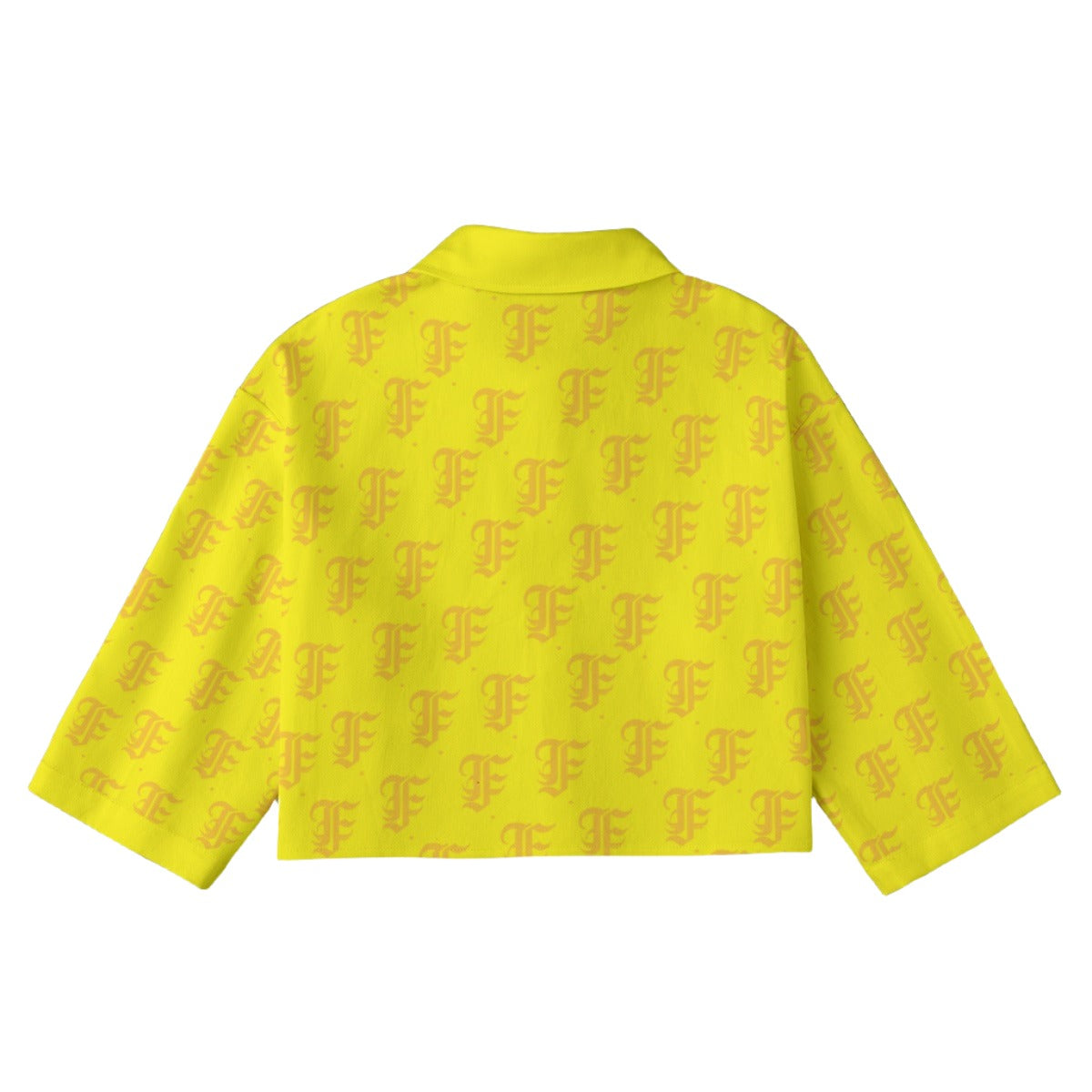 FFYellow [Cropped Button-Up Jacket] | 245GSM Cotton