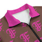 FFBrown&Pink | Knitted Fleece Zip-up