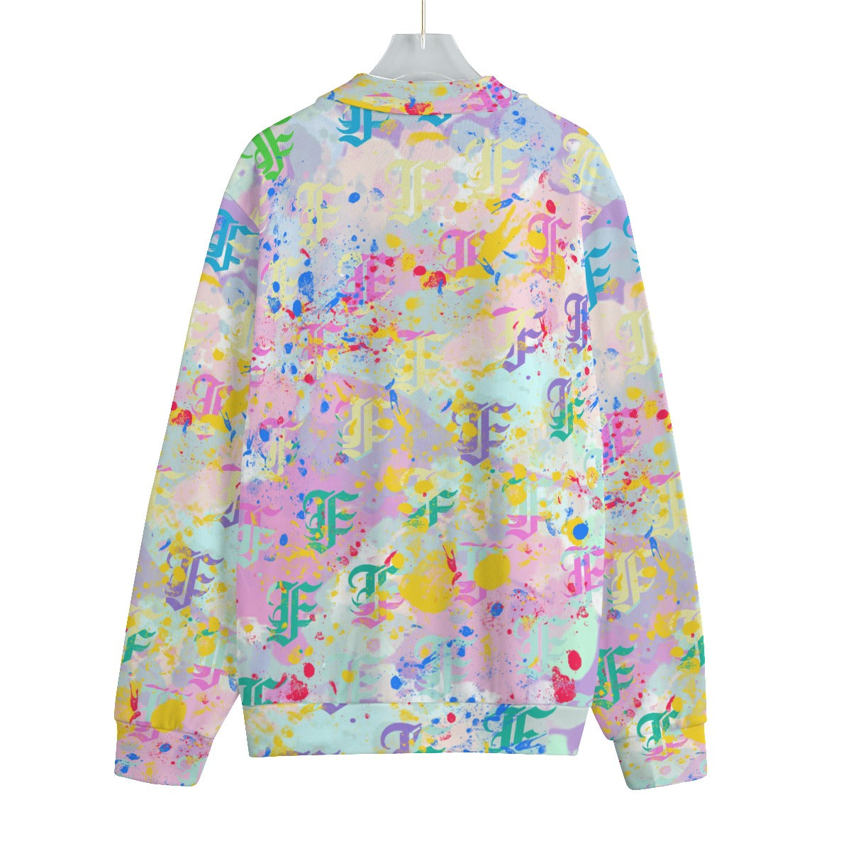 FFPastelSplatta | Knitted Fleece Zip-up