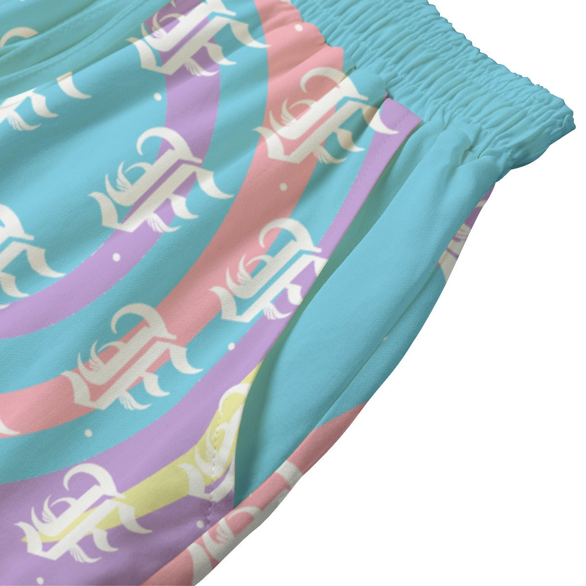FFPastelSwirl | Shorts With Drawstring  (Rayon)