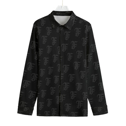FFBlack Button-Up |115GSM Cotton poplin