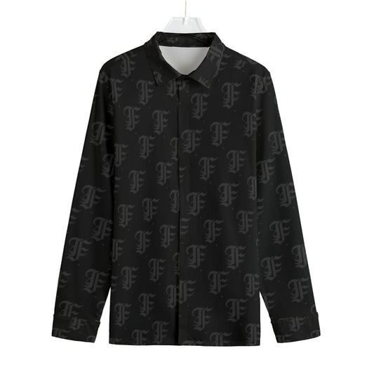 FFBlack Button-Up |115GSM Cotton poplin