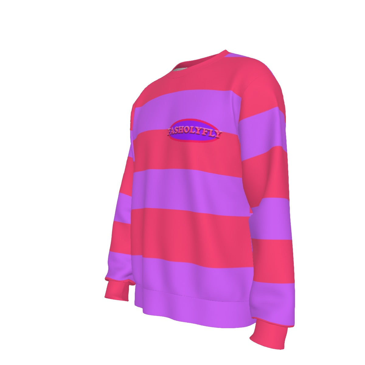 Purple & Pink Striped | Basic Sweater
