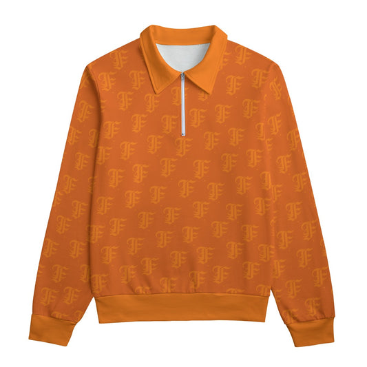 FFOrange Heavyweight Zip-Up Polo  | 310GSM Cotton