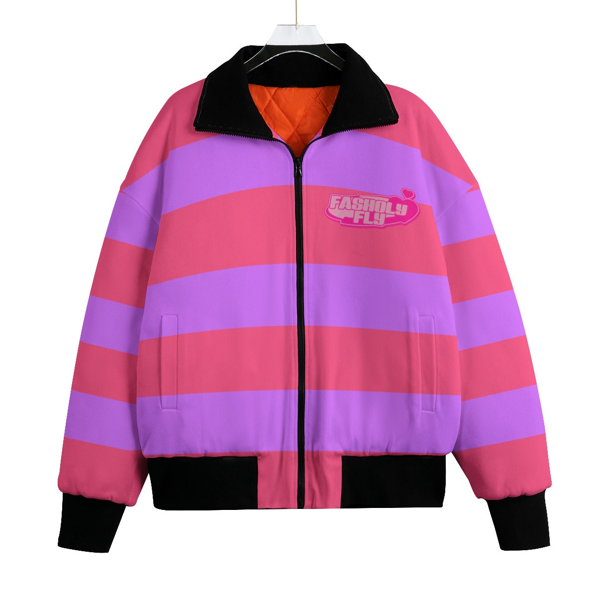 FFPink&Purple Striped Knit | Workwear Jacket
