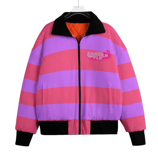 FFPink&Purple Striped Knit | Workwear Jacket