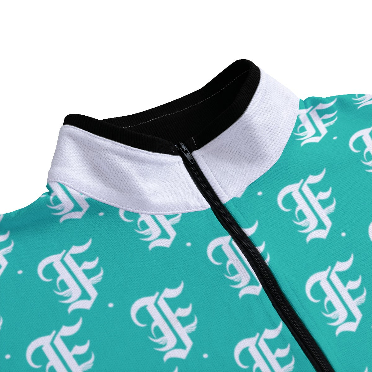 FFTurquoise | Quarter Zip Sweater