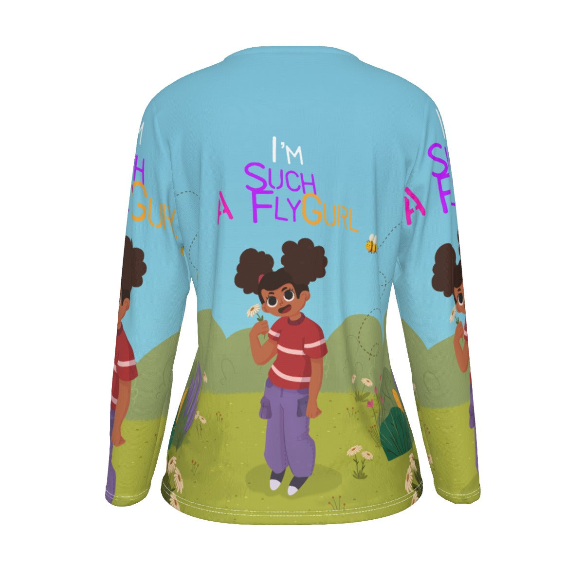 I'm Such A FlyGurl  Oversized AOP Tee | 190GSM Cotton