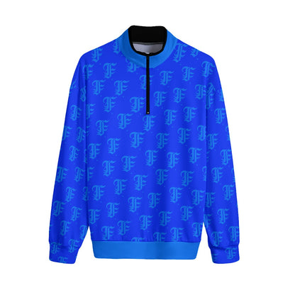 FFBlue | Quarter Zip Sweater