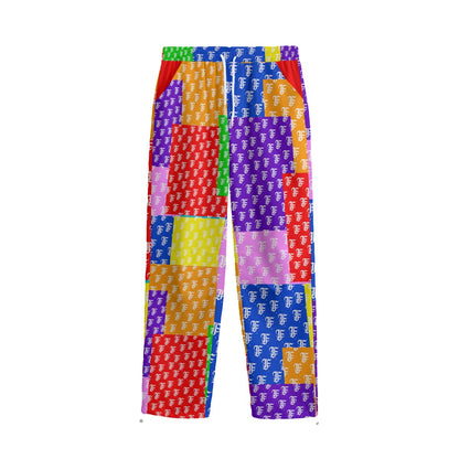 Multi-Color Patchwork | Windbreaker Pants