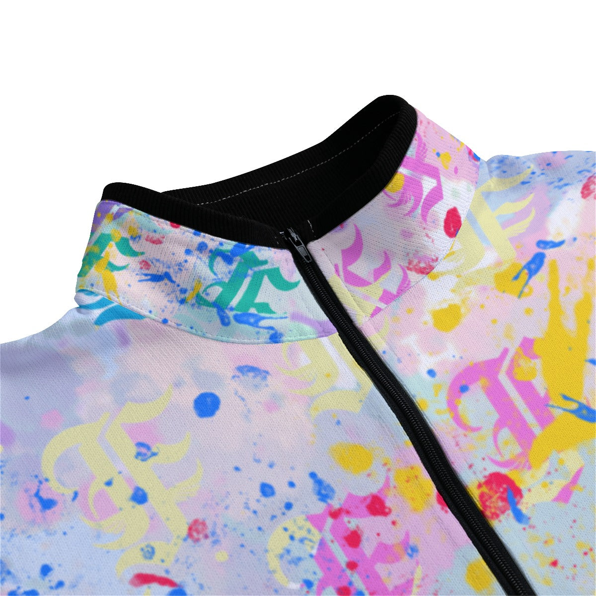 FFPastel Splatta | Quarter Zip Sweater