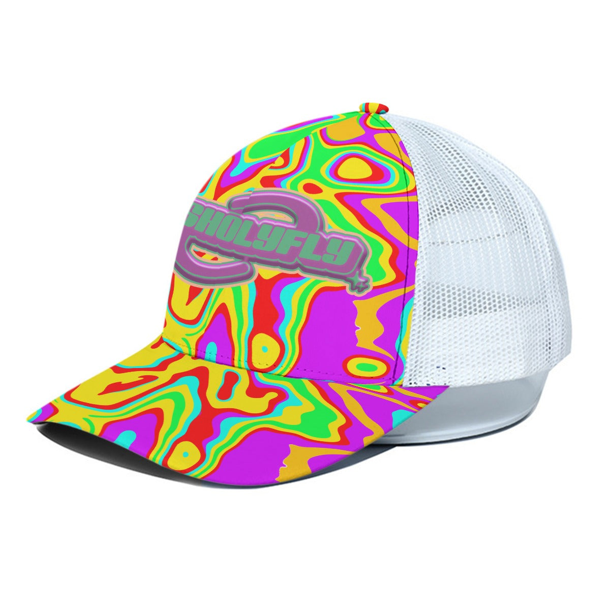 FFGroovy | Cap W/ White Half-mesh