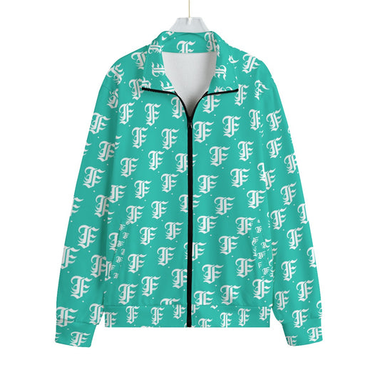 FFTurquoise | Knitted Fleece Zip-up