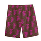 FFBrown&Pink Shorts | 115GSM Cotton poplin