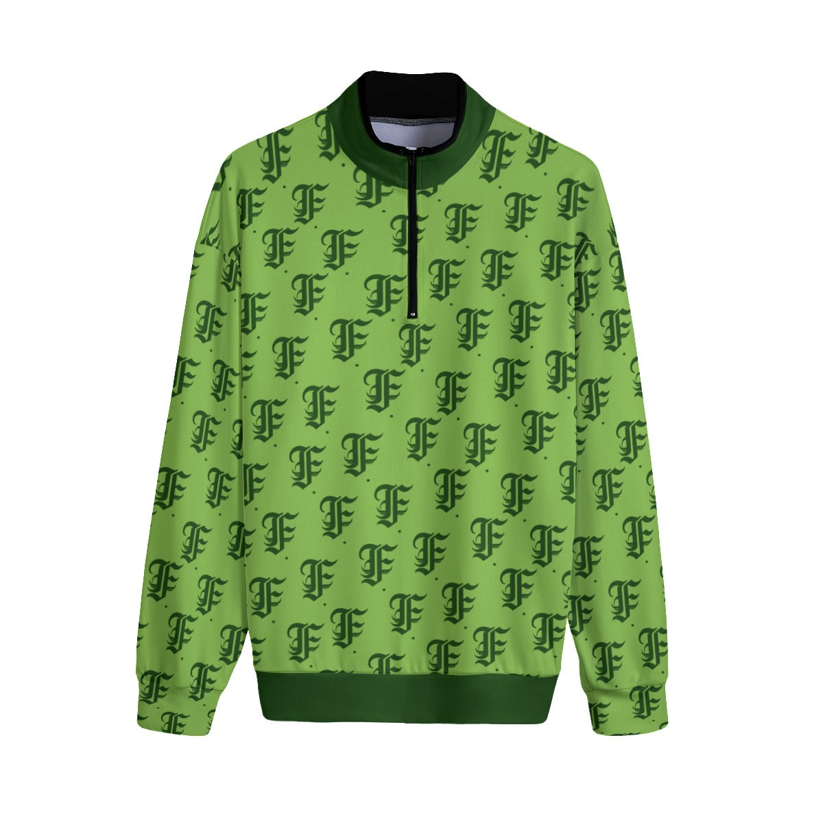 FFGreen | Quarter Zip Sweater