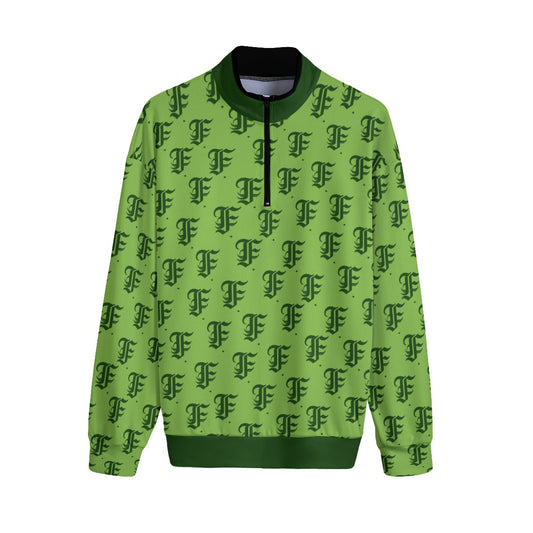 FFGreen | Quarter Zip Sweater