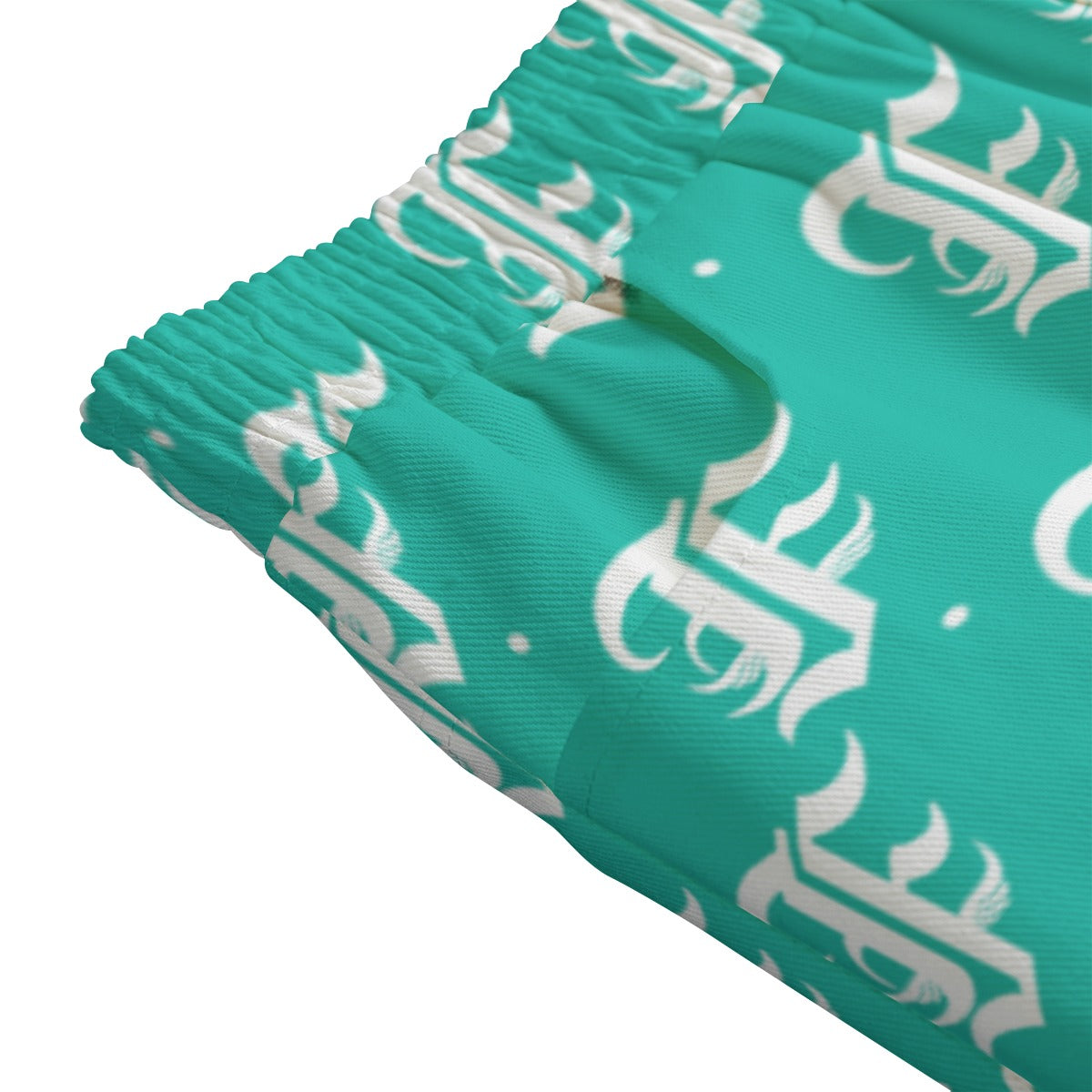 FFTurquoise Mid-slit Skirt | 245GSM Cotton