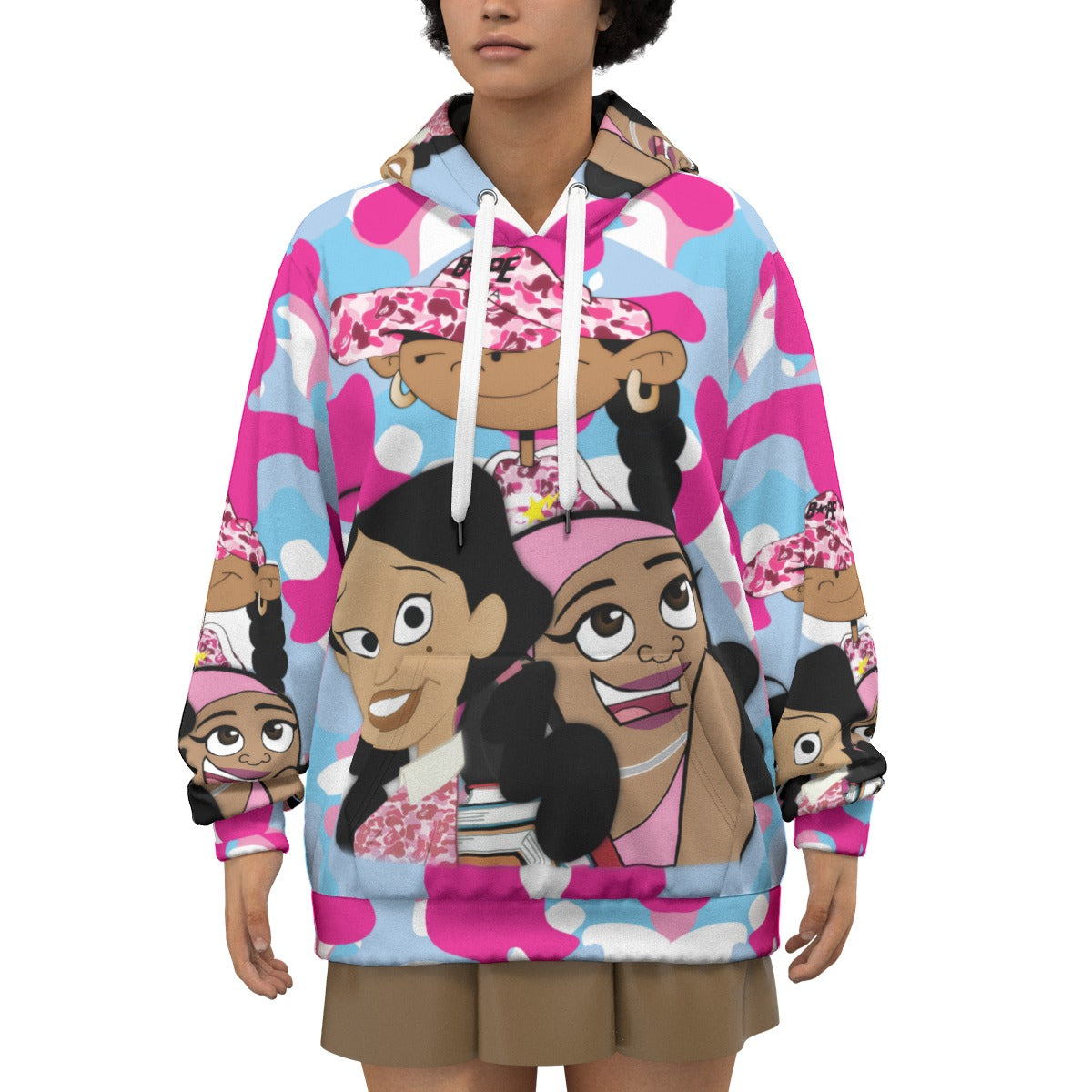BLKGIRLPOP (AOP) Hoodie | 310GSM Cotton