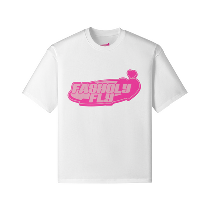 FFPink Hearts | 240GSM Boxy T
