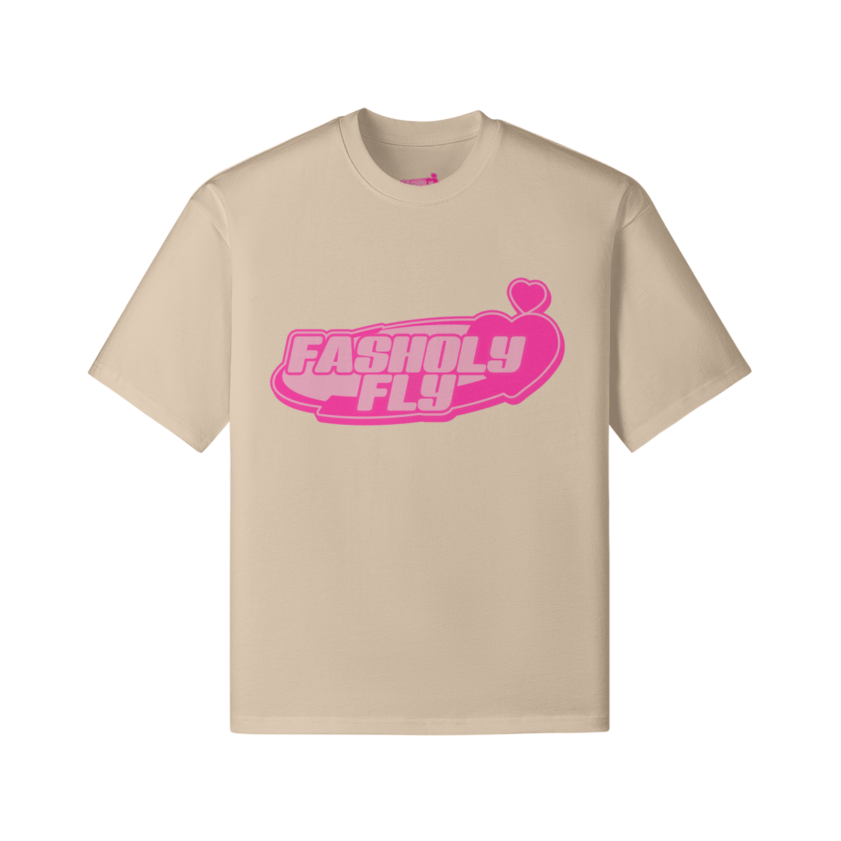 FFPink Hearts | 240GSM Boxy T