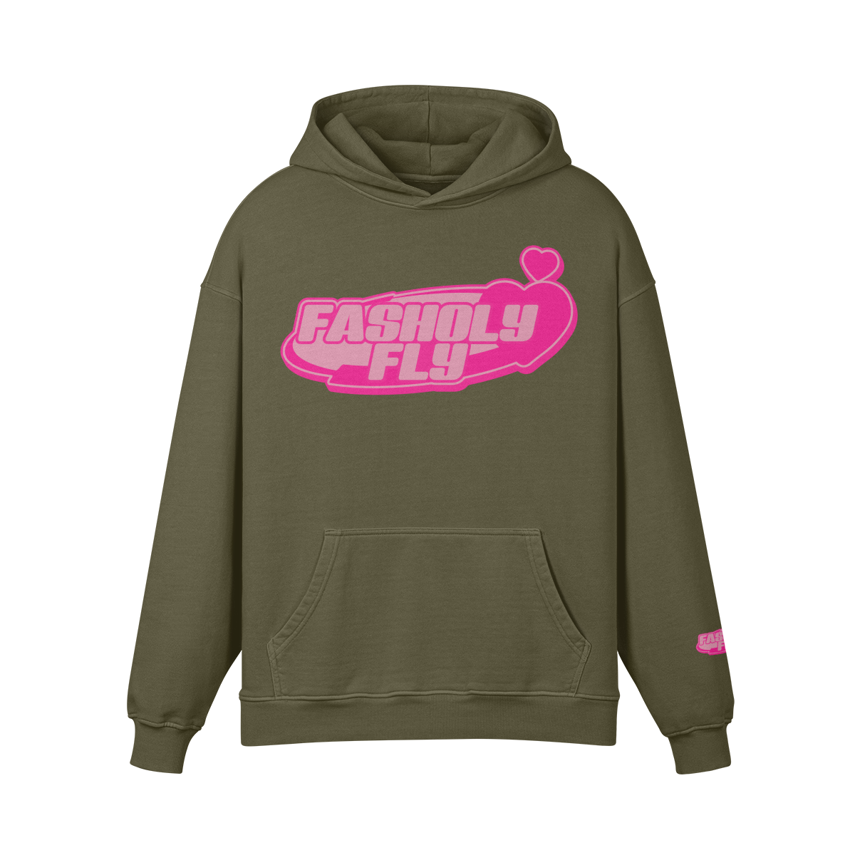 FFPink Hearts | 440GSM Heavyweight Hoodie