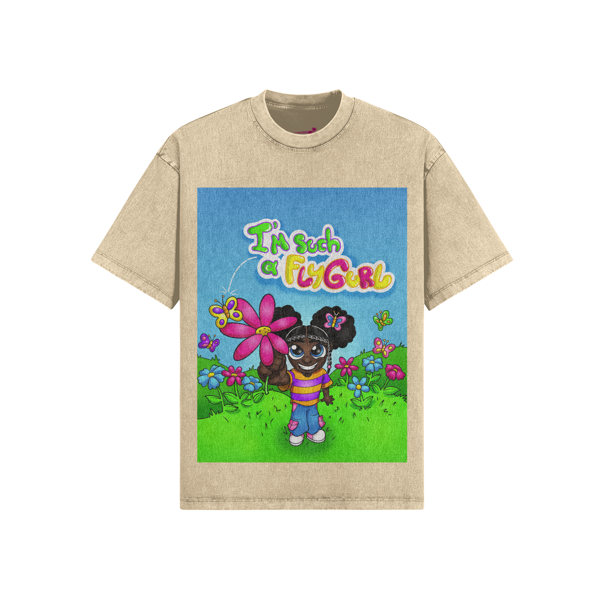 Such a FlyGurl | 285GSM Snow Wash Tee